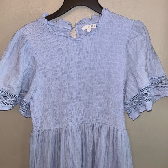Baltic Born Dress - “Loveland Geo Lace Maxi Dress” light blue - Picture 6 of 12
